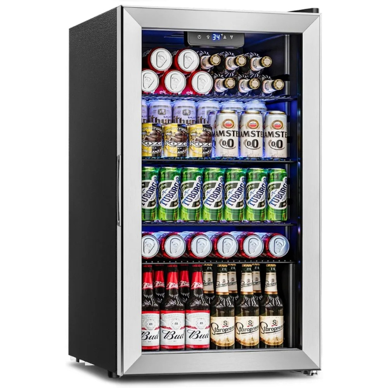 Wine Beer Cooler Fridge - İçecek Soğutucu - 126 Kutu Mini