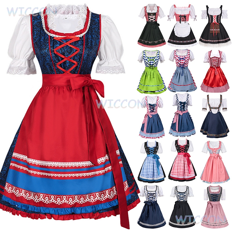 Beer & Wine Grab - 2023 Yeni Oktoberfest Dirndl Elbise Artı