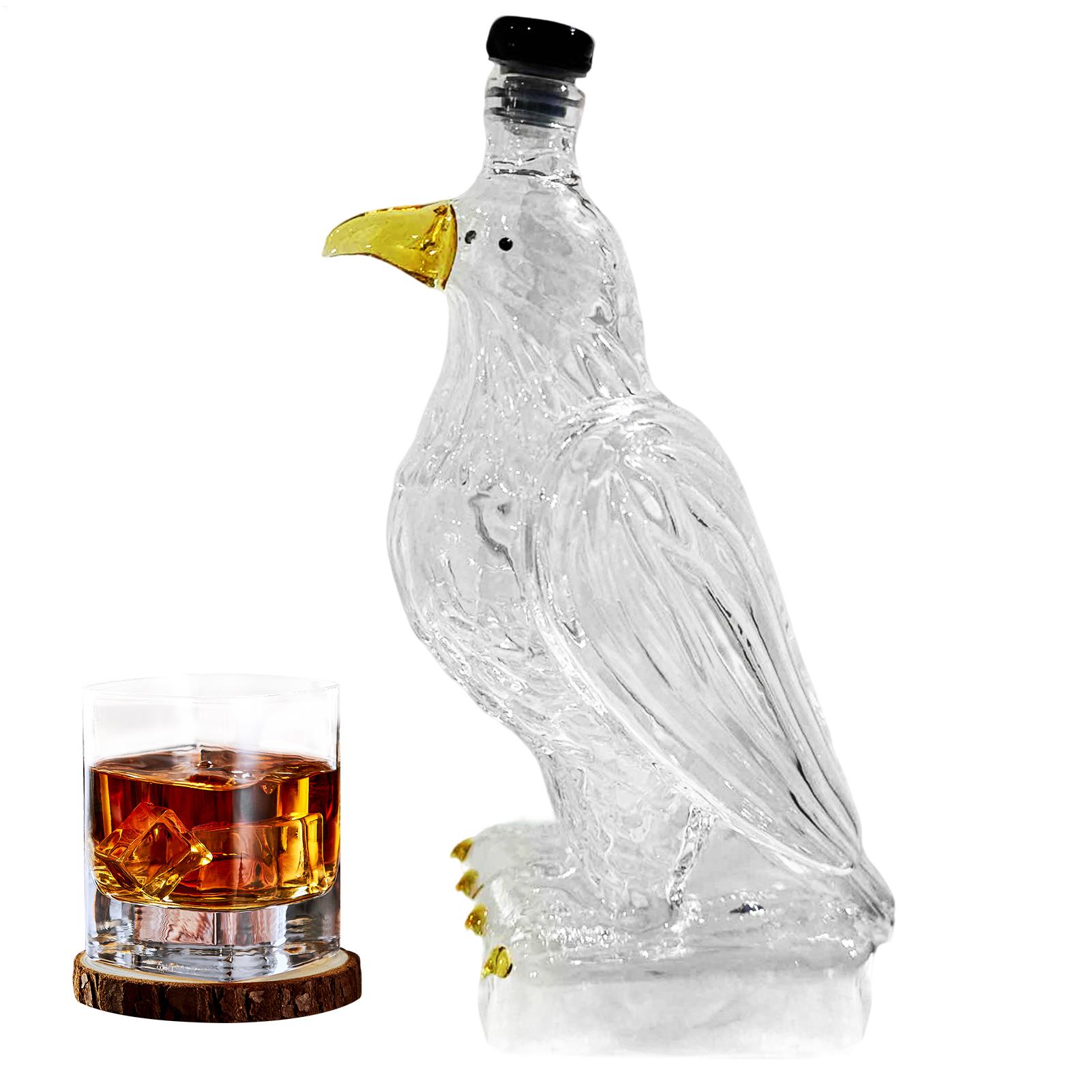 Wine Beer Glass Set - Viski Sürahi Cam Hayvan Şekilli Viski