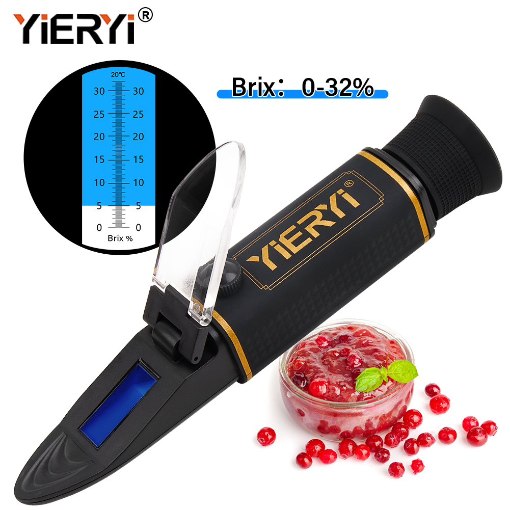 Wine Beer Food - YG-32 Brix Refraktometre 0-32% ATC El