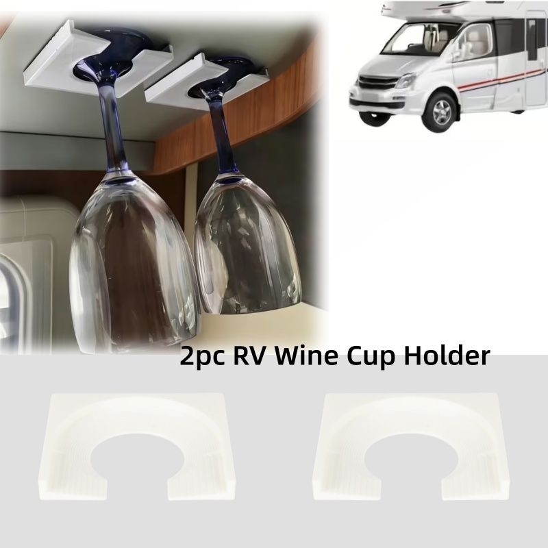 Wine & Beer Emporium - 2 adet RV karavan şarap bardağı