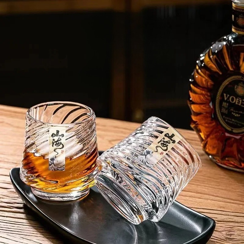 Wine Beer Glass Set - Cam Viski Bardağı Seti Shanhai Bardağı