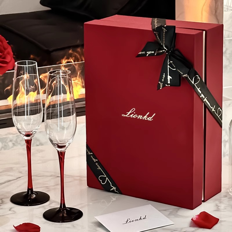 Wine Glass Set Crystal - HYS lüks hediyelik şampanya kadehi kristal