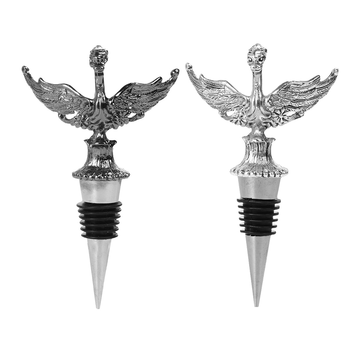 Wine Beer Glass Set - Hayvan Başlı Şarap Tıpası ve Dökücü