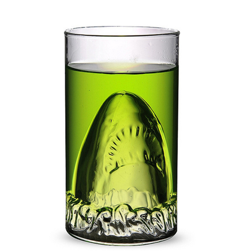 Whisky Beer And Wine - 300ml köpekbalığı içme çift cam duvar