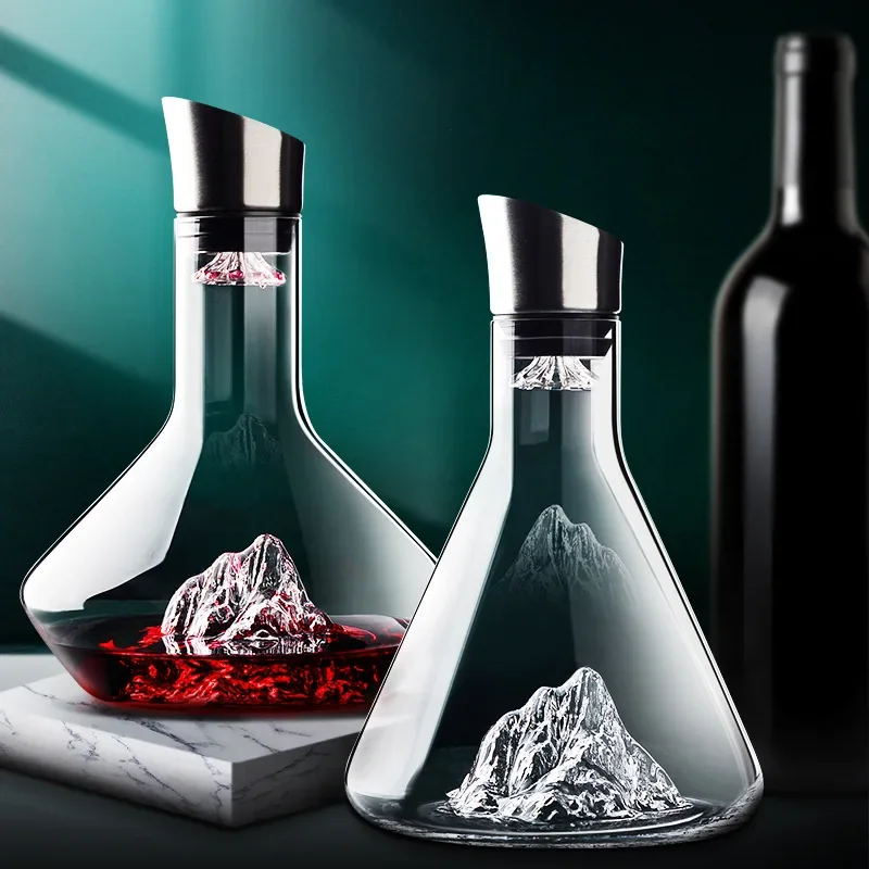 Wine Glass Set Crystal - 1500ML Viski Sürahisi Şarap Sürahisi Kurşunsuz