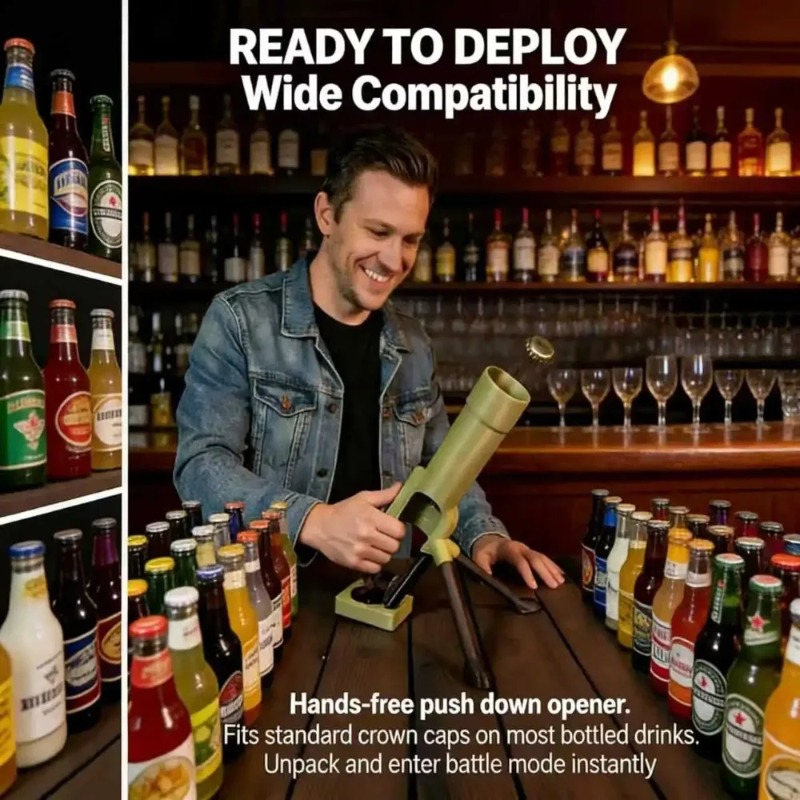 Wine Beer And Liquor - Yaylı Fıçı Kapağı Fırlatıcı Açacağı, Yaratıcı