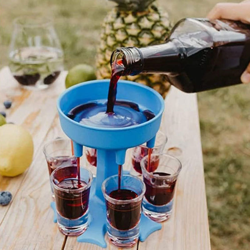 Whisky Beer And Wine - 6 Shot Cam Şarap Viski Bira