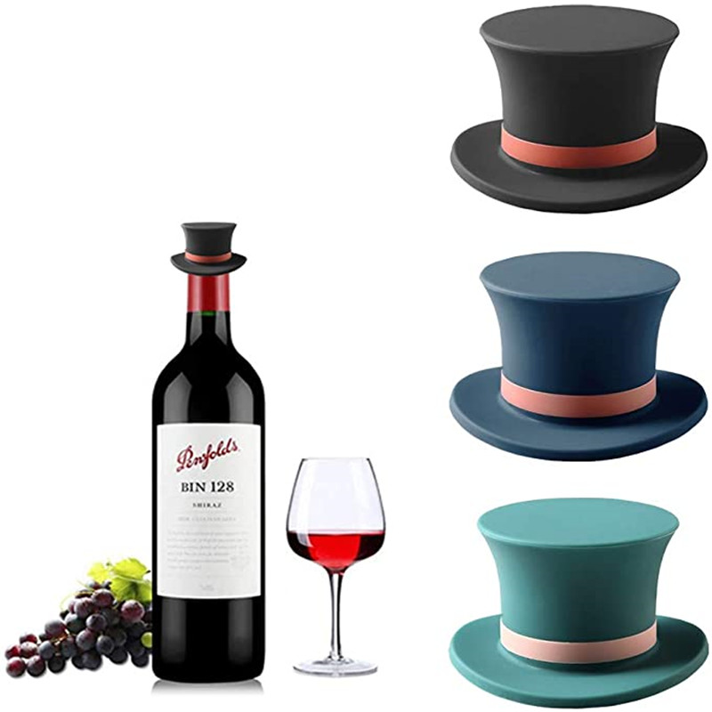 Wine Beer Hat - Yaratıcı Şapka Şekli Silikon Şarap Şişesi