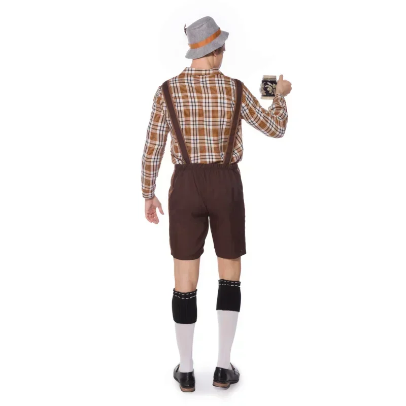 Beer & Wine Grab - Oktoberfest Kostüm Adam Bavyera Oktoberfest Alman