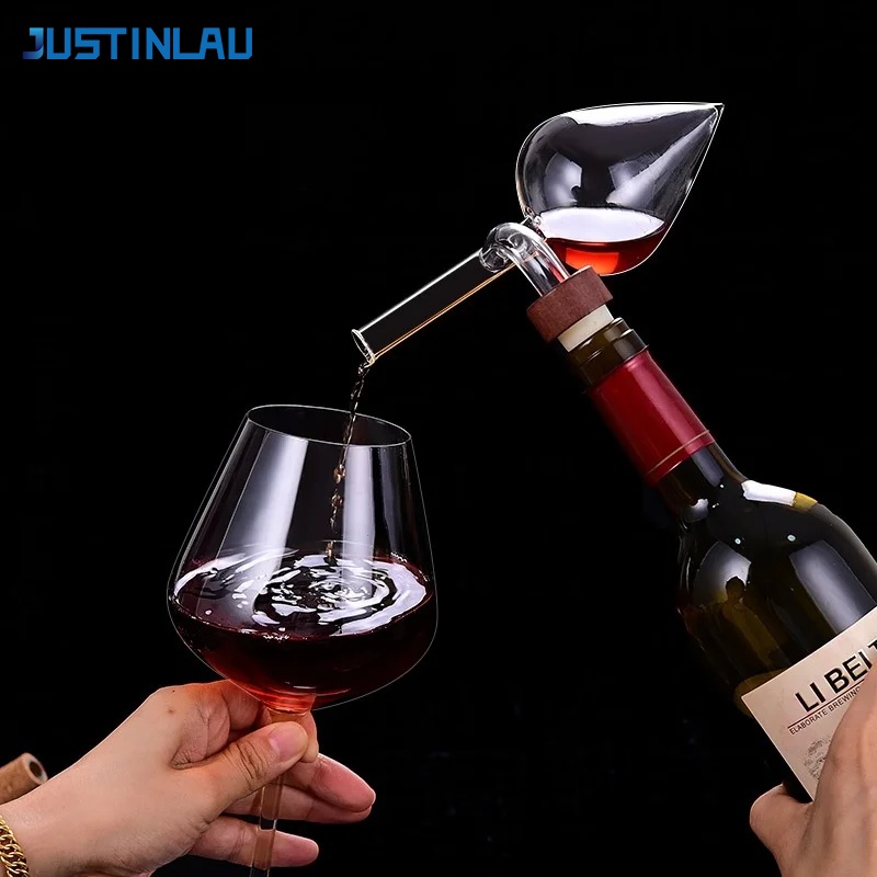 Wine Beer And Liquor - JUSTINLAU Yuvarlak/Üzüm Şekilli Şarap Havalandırıcı Yüksek