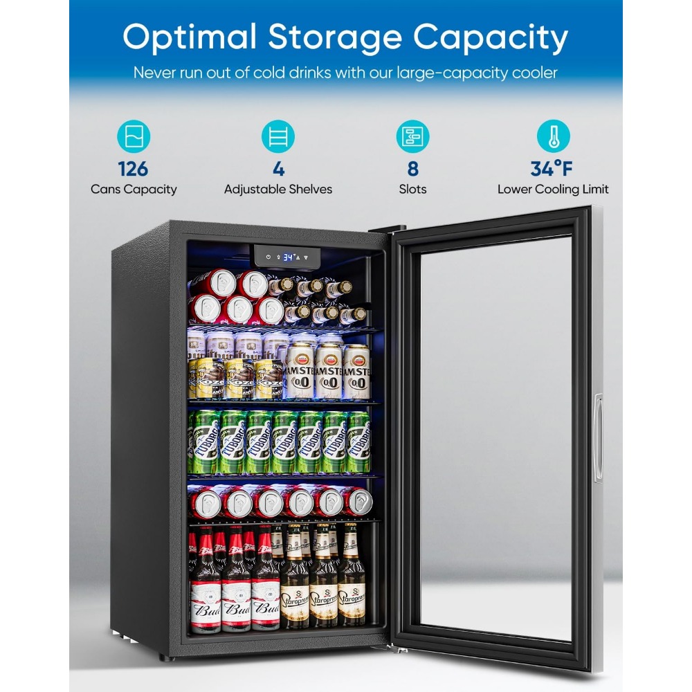 İçecek Soğutucu - 126 Kutu Min - Wine Beer Cooler Fridge incelemesi ve fiyatı
