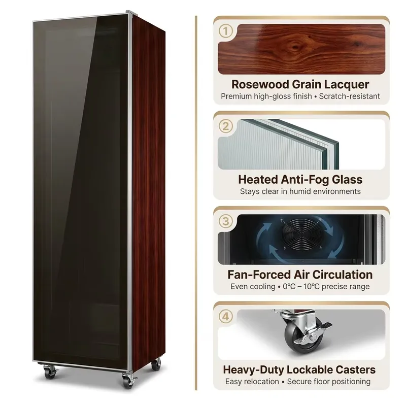 SFW Sertifikalı Gül Ağacı Kapl - Wine Beer Cooler Fridge incelemesi ve fiyatı