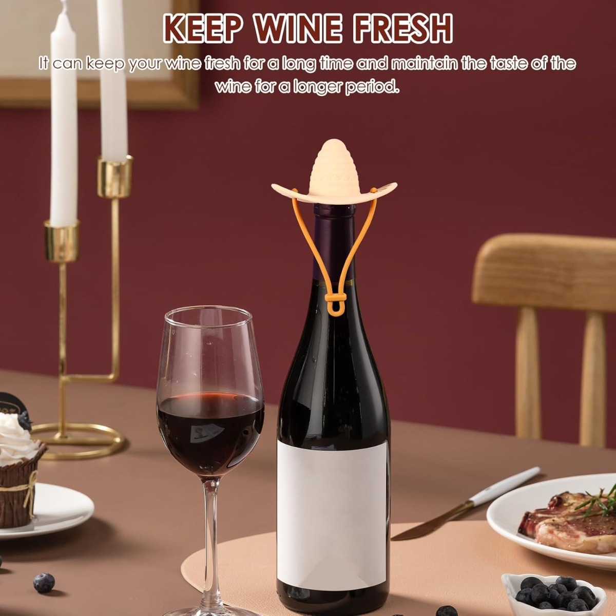 Kovboy Şapkası Şarap Şişesi Tı - Wine Beer Hat incelemesi ve fiyatı
