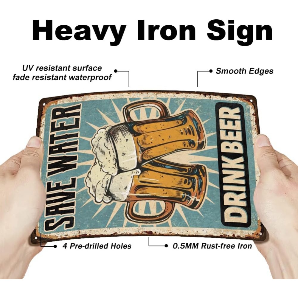 1 adet Bira Metal Işareti Bar  - Wine Beer And Liquor incelemesi ve fiyatı