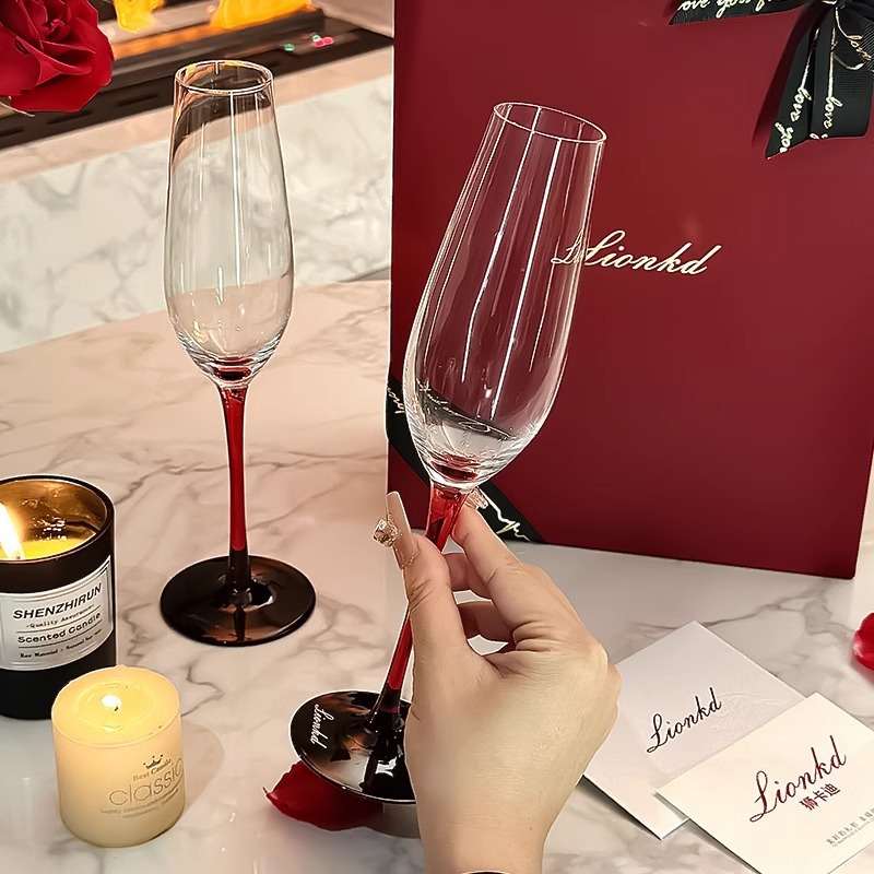 HYS lüks hediyelik şampanya ka - Wine Glass Set Crystal incelemesi ve fiyatı