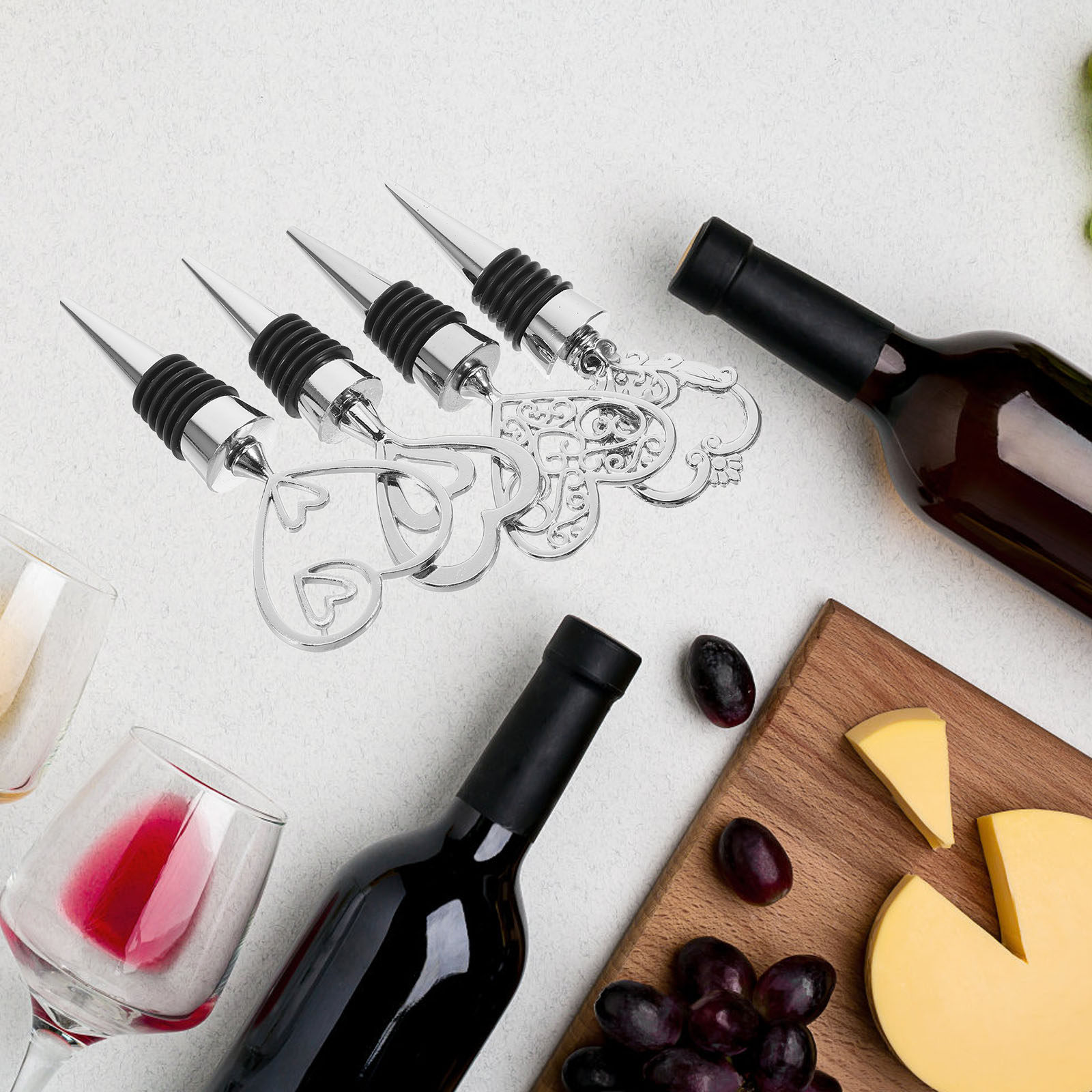 4 Adet Kalp Şeklinde Şarap Tıp - Wine Beer Glass Set incelemesi ve fiyatı