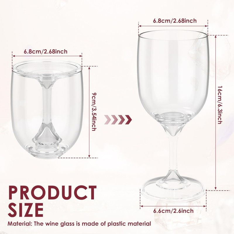 Katlanır Şarap Bardağı Şeffaf  - Wine & Beer Emporium incelemesi ve fiyatı