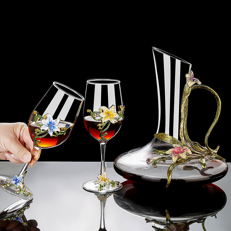Emaye Kristal Vintage Kadeh Se - Wine Glass Set Crystal incelemesi ve fiyatı