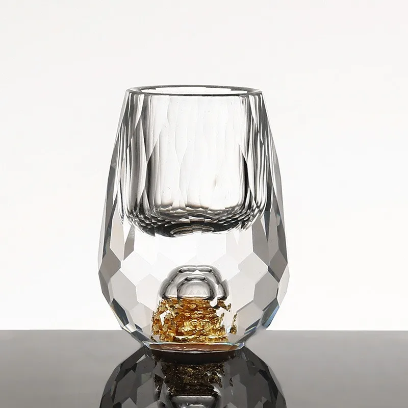 Altın folyo küçük şarap bardağ - Wine Glass Set Crystal incelemesi ve fiyatı