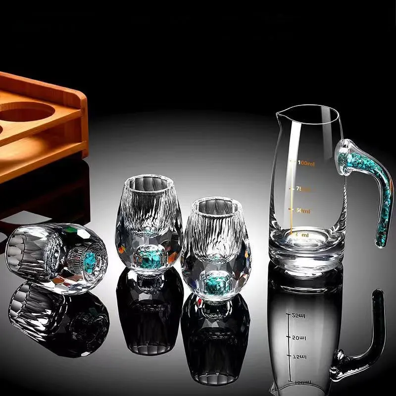 Altın folyo küçük şarap bardağ - Wine Glass Set Crystal incelemesi ve fiyatı