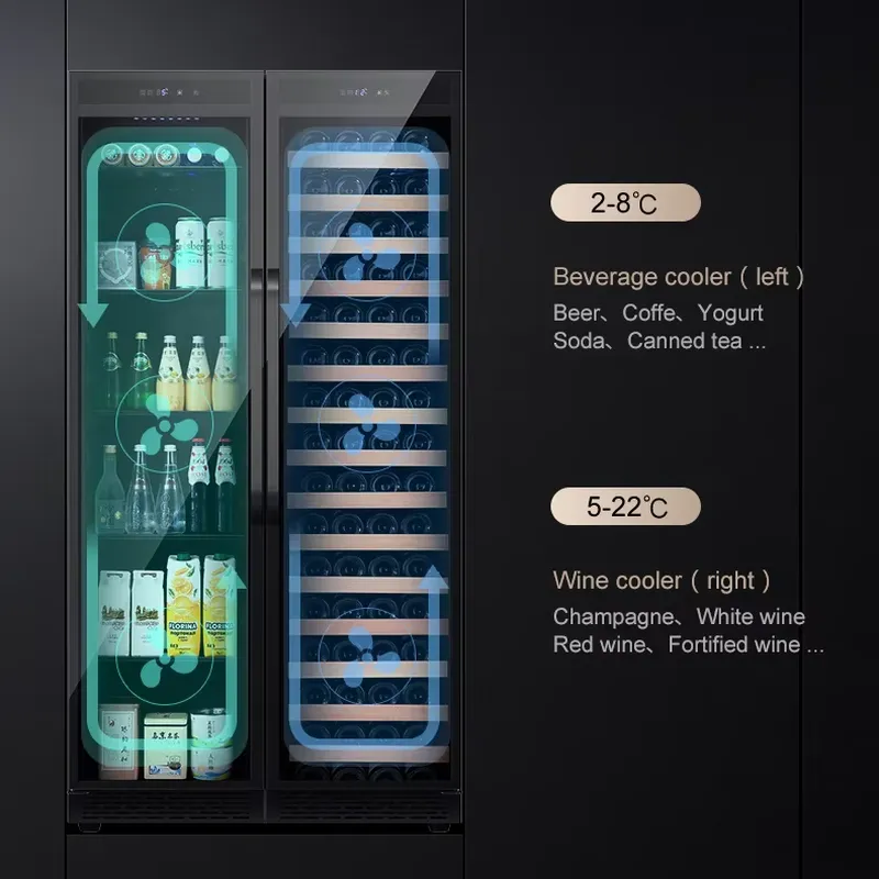 Ankastre İçecek Dolabı Çift Ka - Wine Beer Cooler Fridge incelemesi ve fiyatı